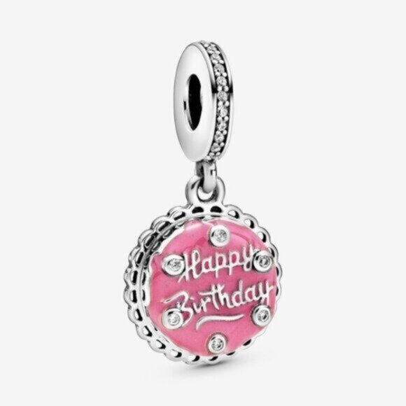 Pandora Jewelry - 🌺Pandora Pink Birthday Cake Dangle Charm